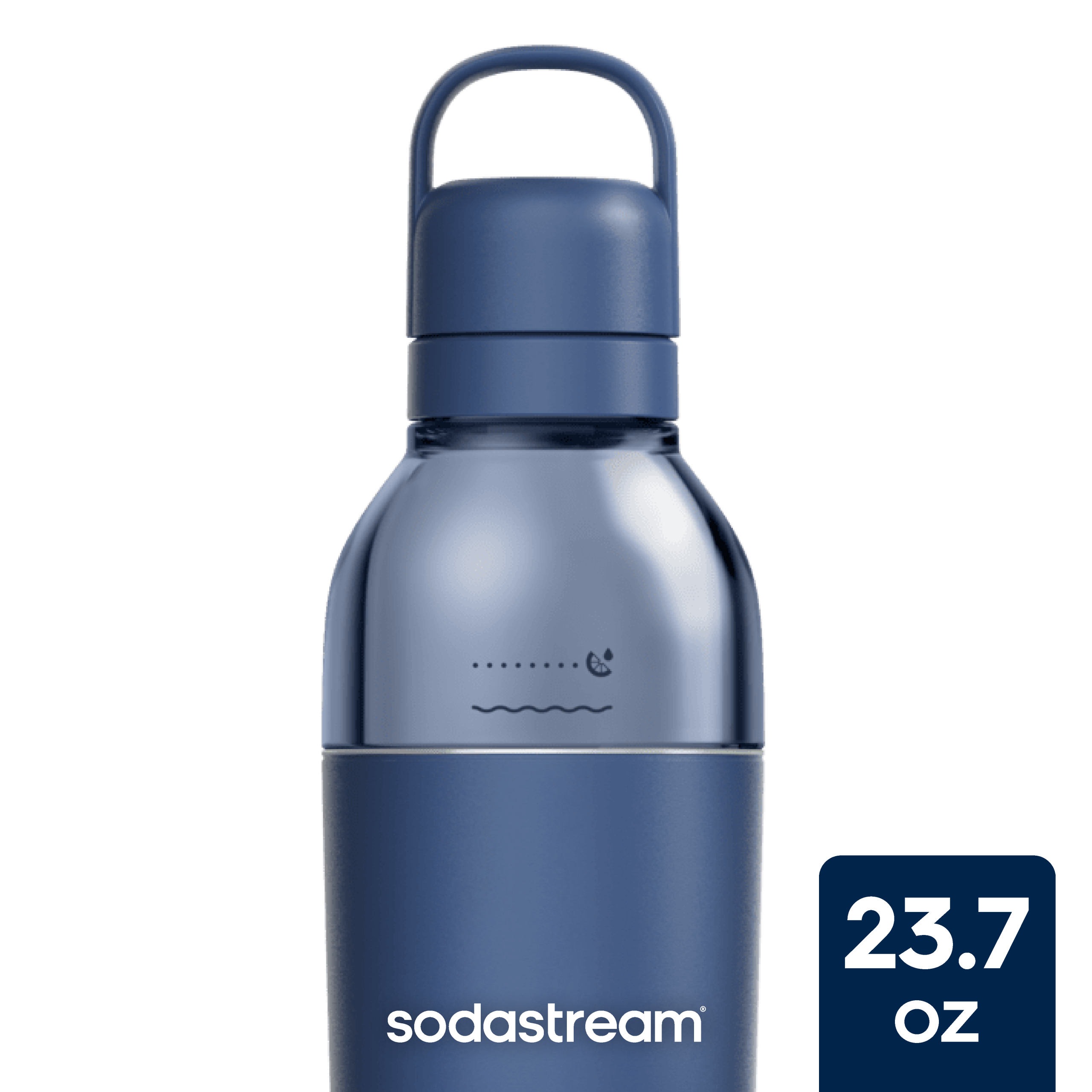 Sodastream Fizz & Go™ Easy Mix Insulated Stainless Steel Bottle Storm Blue 23.7 oz
