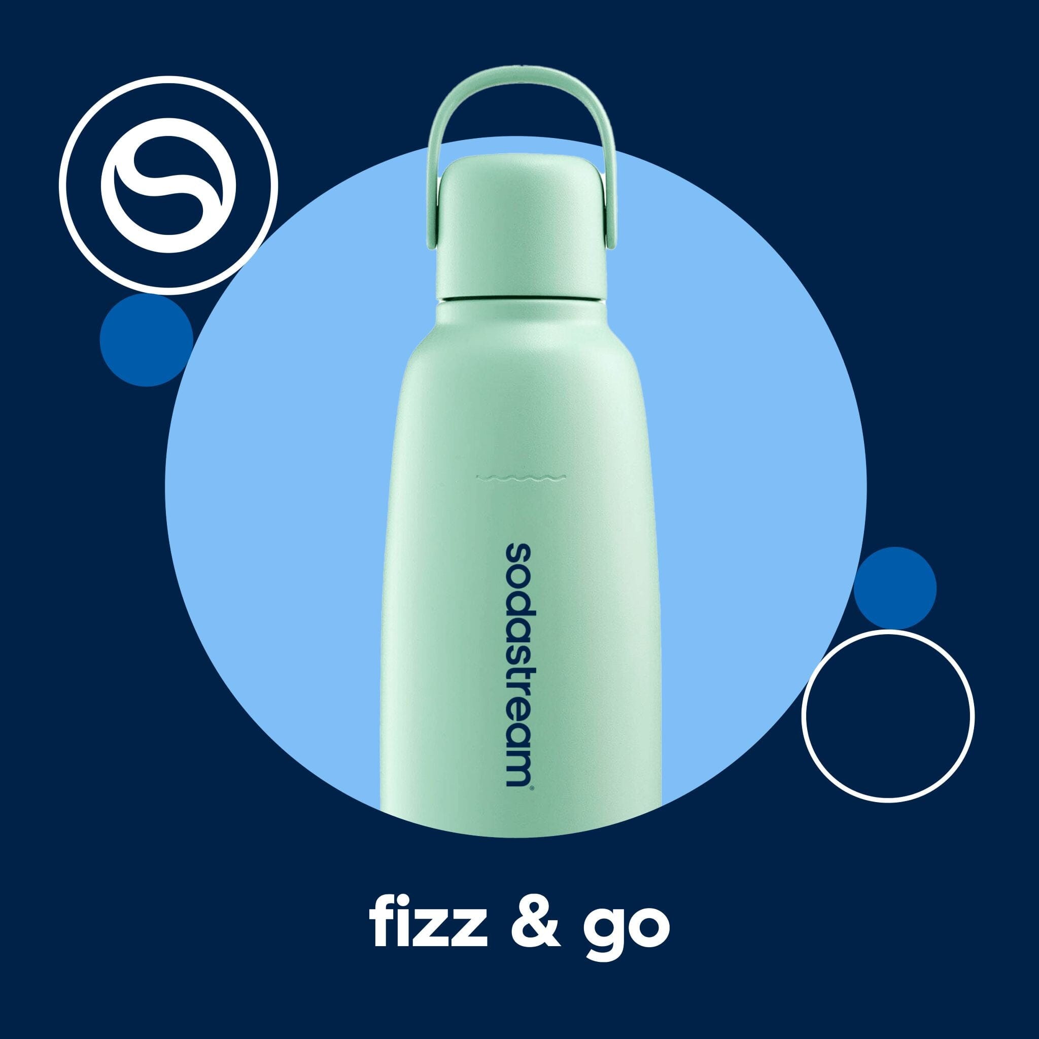 Sodastream Fizz & Go™ Insulated Stainless Steel Bottle Mint 30.4 oz - Image 4