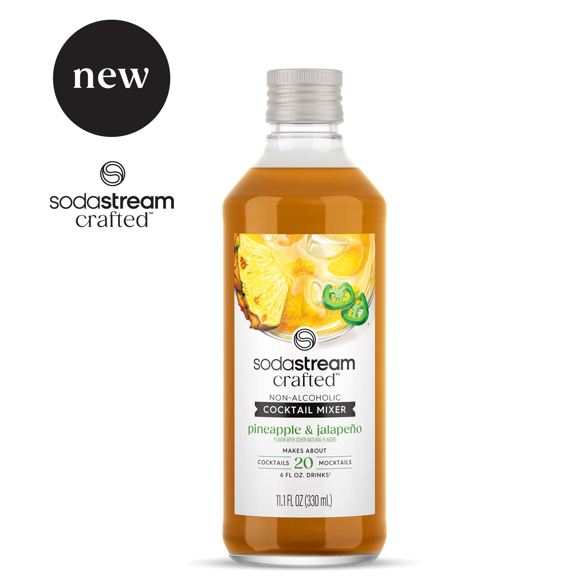 Sodastream Crafted Mixers® Pineapple & Jalape?o Cocktail Mixer 330ml - Image 2