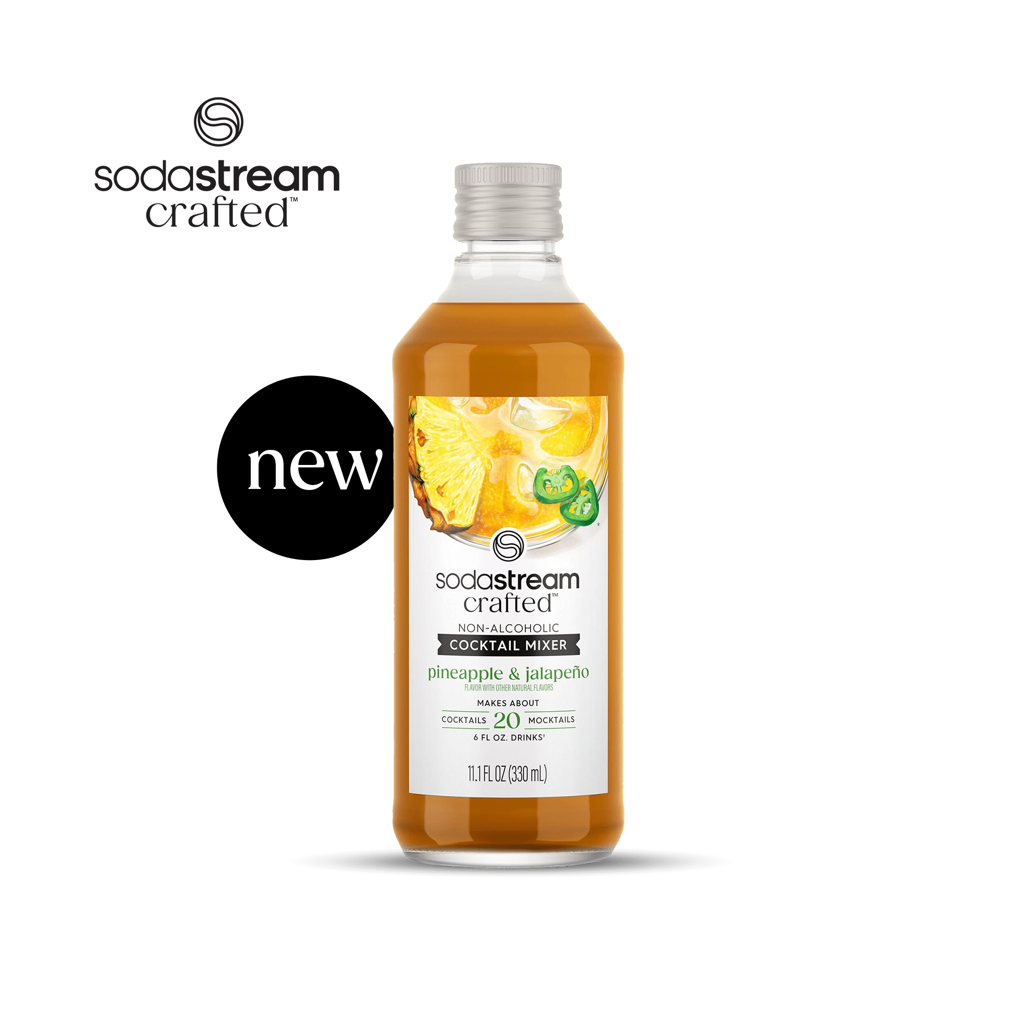 Sodastream Crafted Mixers® Pineapple & Jalape?o Cocktail Mixer 330ml