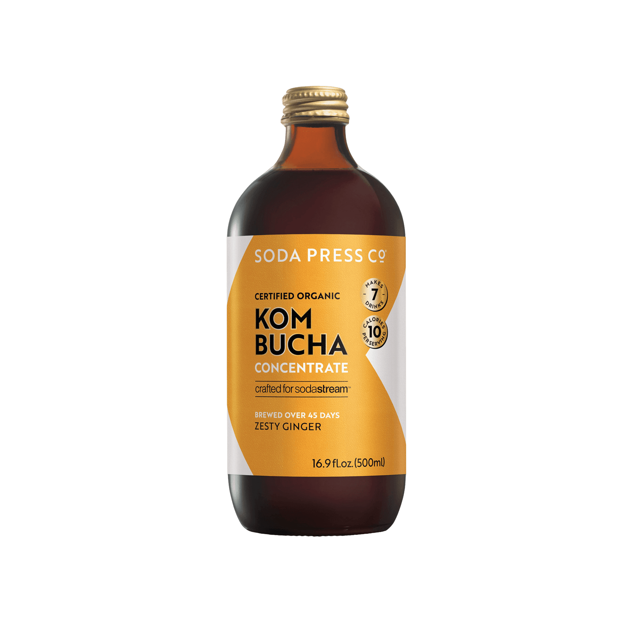 Sodastream Soda Press Co & Ginger Kombucha Organic Soda Mix 500ml